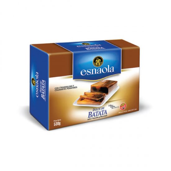 Dulce de Batata with chocolate - Sweet Potato - Esnaola 500g